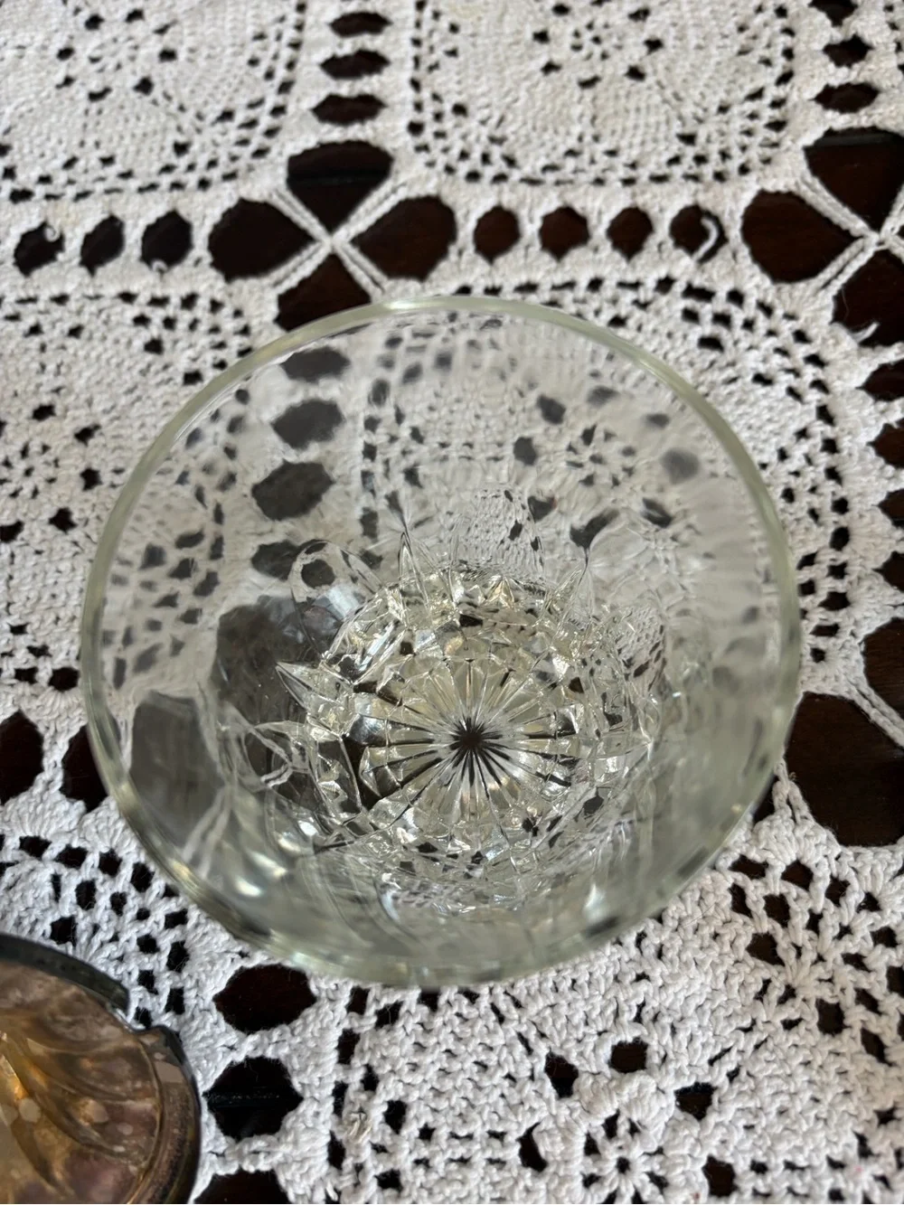 Vintage Glass Sugar Canister with Silver-Tone Lid - Set of 2